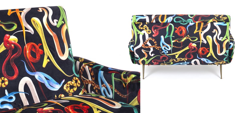 Диван Seletti Sofa Two Seater Snakes Диван Seletti Sofa Two Seater Snakes - Loft-Concept в Брянске