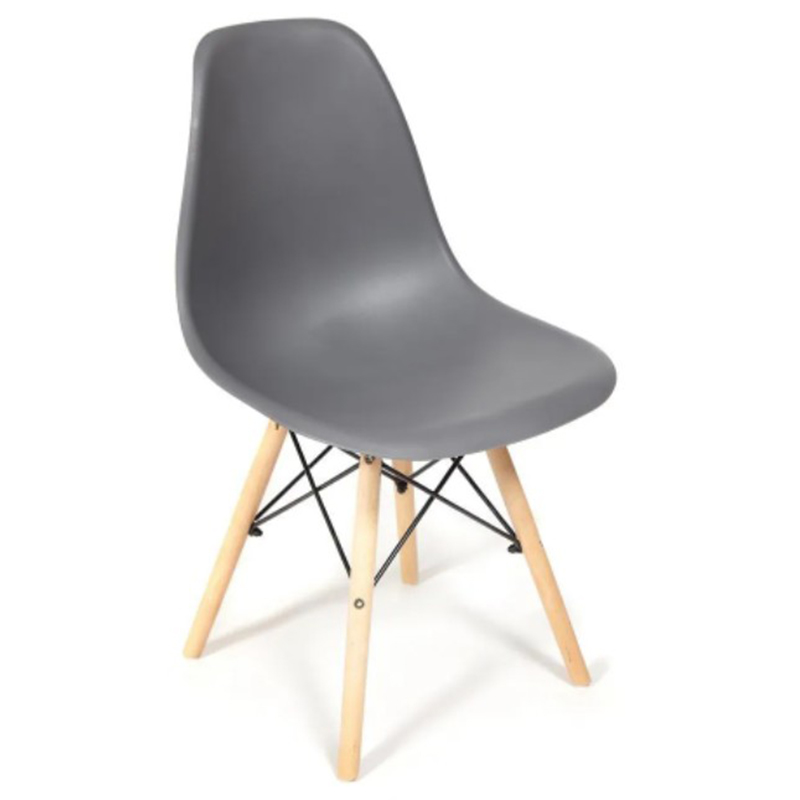 Стул DSW grey Серый Древесина Стул DSW grey Серый Древесина в Брянске | Loft Concept
