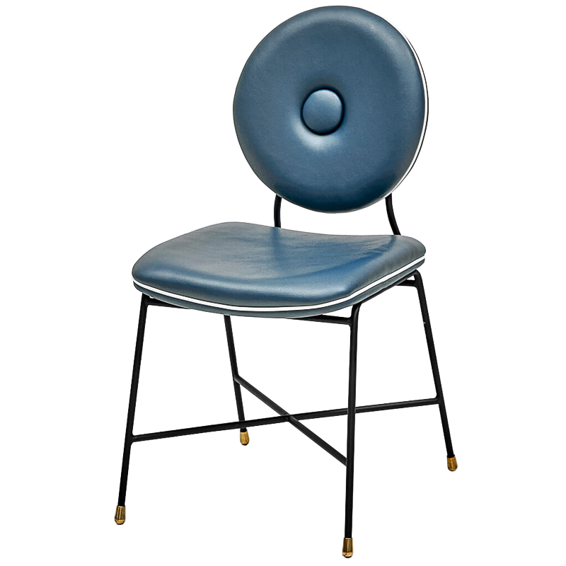 Стул Oliver Chair Черный Синий Стул Oliver Chair Черный Синий в Брянске | Loft Concept