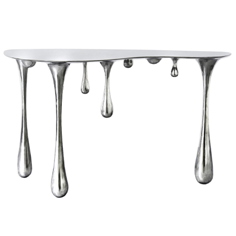 Дизайнерская Консоль Melting Silver Console Zhipeng Tan Серебряный Дизайнерская Консоль Melting Silver Console Zhipeng Tan Серебряный в Брянске | Loft Concept