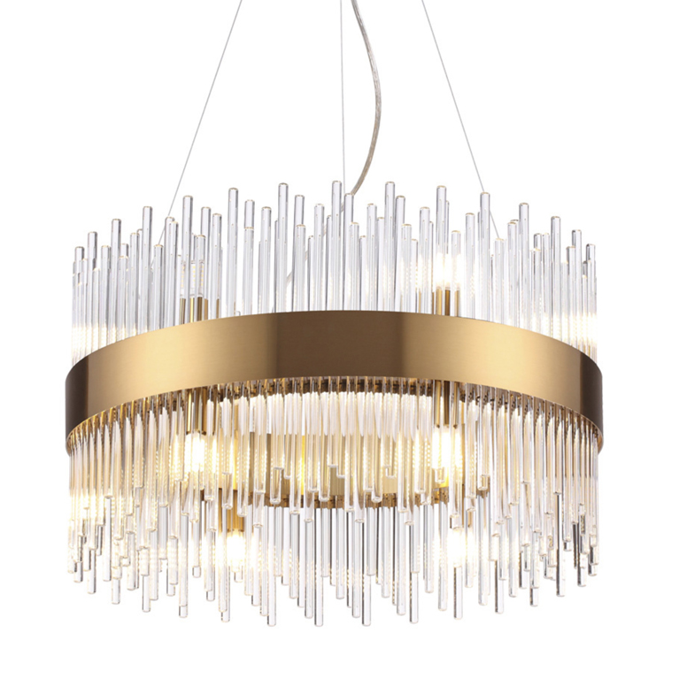 Люстра Nembus Chandelier Gold Circle Бронза Люстра Nembus Chandelier Gold Circle Бронза в Брянске | Loft Concept