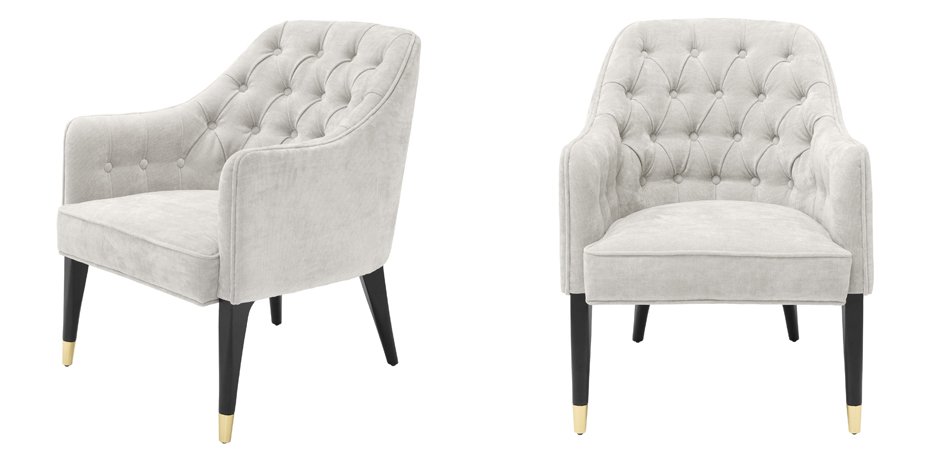 Кресло Eichholtz Chair Cyrus Sand Кресло Eichholtz Chair Cyrus Sand - Loft-Concept в Брянске