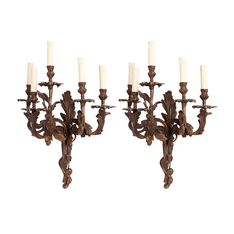 Комплект из 2-х бра Eichholtz Wall Lamp Pompadour Медь Комплект из 2-х бра Eichholtz Wall Lamp Pompadour Медь в Брянске | Loft Concept
