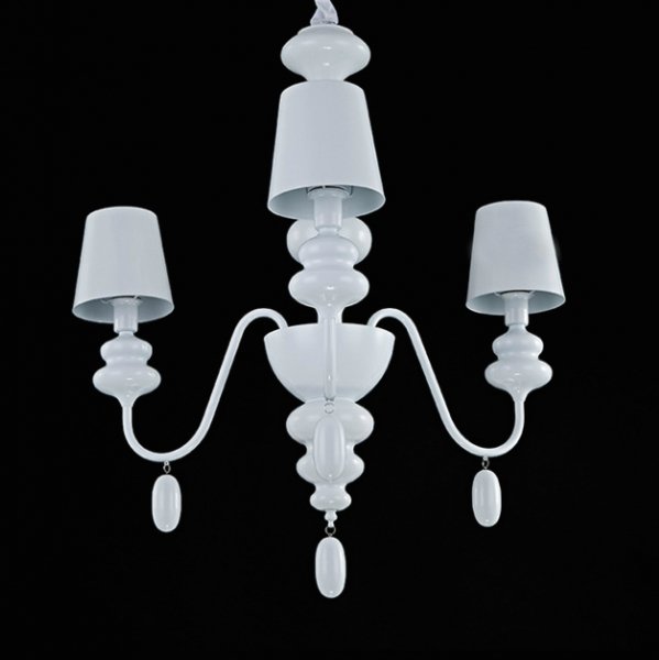 Люстра Masiero Eva Chandelier 3 Белый Люстра Masiero Eva Chandelier 3 Белый в Брянске | Loft Concept