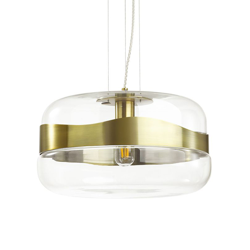 Люстра Igon Gold Lamp Золотой Прозрачный Люстра Igon Gold Lamp Золотой Прозрачный в Брянске | Loft Concept
