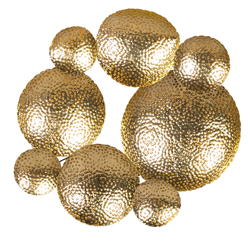 Панно Gold Discs Глянцевое золото Панно Gold Discs Глянцевое золото в Брянске | Loft Concept