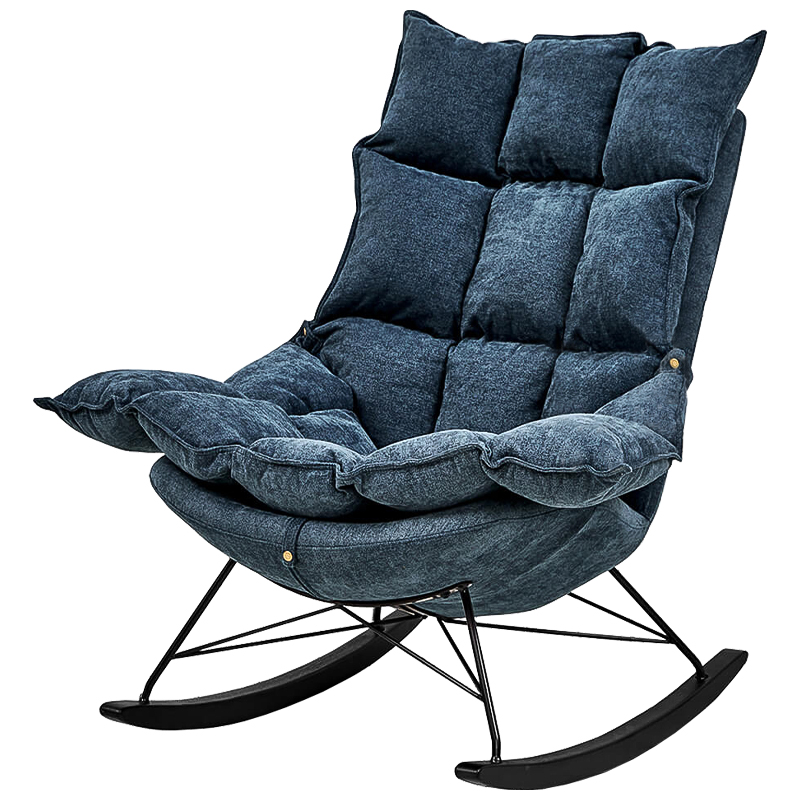 Кресло Bomani Chair Синий Черный Кресло Bomani Chair Синий Черный в Брянске | Loft Concept