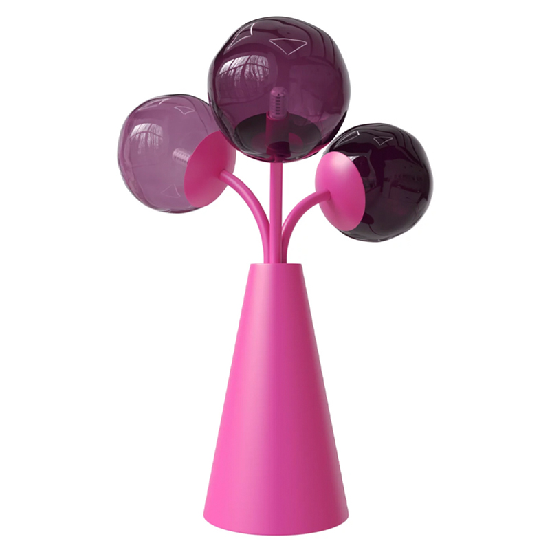 Настольная лампа Wild Grape pink Розовый Пурпурно-фиолетовый Настольная лампа Wild Grape pink Розовый Пурпурно-фиолетовый в Брянске | Loft Concept