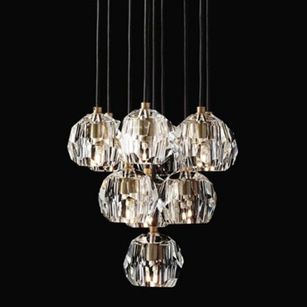 Люстра Boule De Cristal Round Cluster Chandelier 10 Латунь Люстра Boule De Cristal Round Cluster Chandelier 10 Латунь в Брянске | Loft Concept