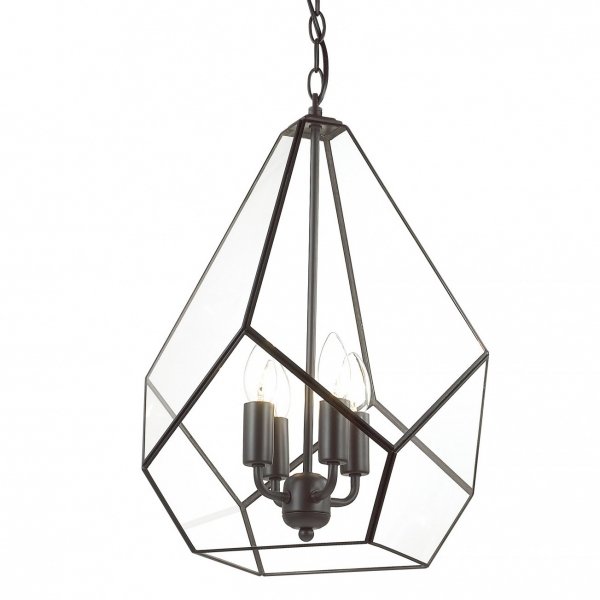 Люстра Geometry Glass Light Pendant Transparent 4 Прозрачный Люстра Geometry Glass Light Pendant Transparent 4 Прозрачный в Брянске | Loft Concept