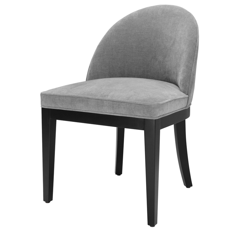 Стул Eichholtz Dining Chair Fallon grey Серый Черный Стул Eichholtz Dining Chair Fallon grey Серый Черный в Брянске | Loft Concept