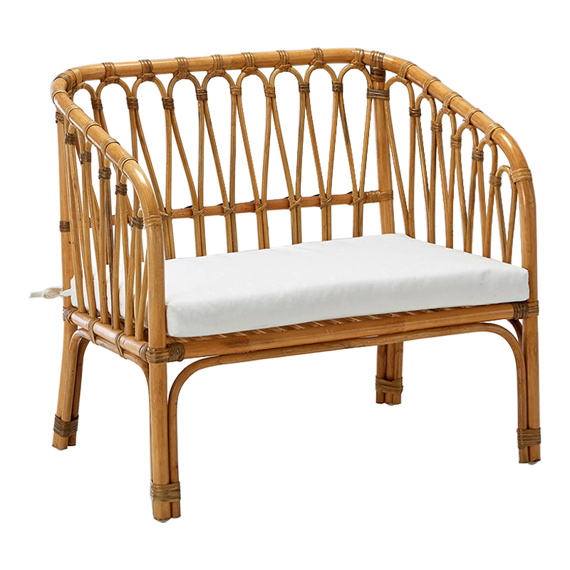 Диван детский из ротанга Wicker Baby Sofa Бежевый в Брянске | Loft Concept 