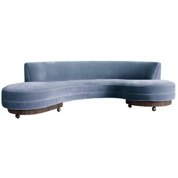 Early Vladimir Kagan Sofa Сизый Early Vladimir Kagan Sofa Сизый в Брянске | Loft Concept