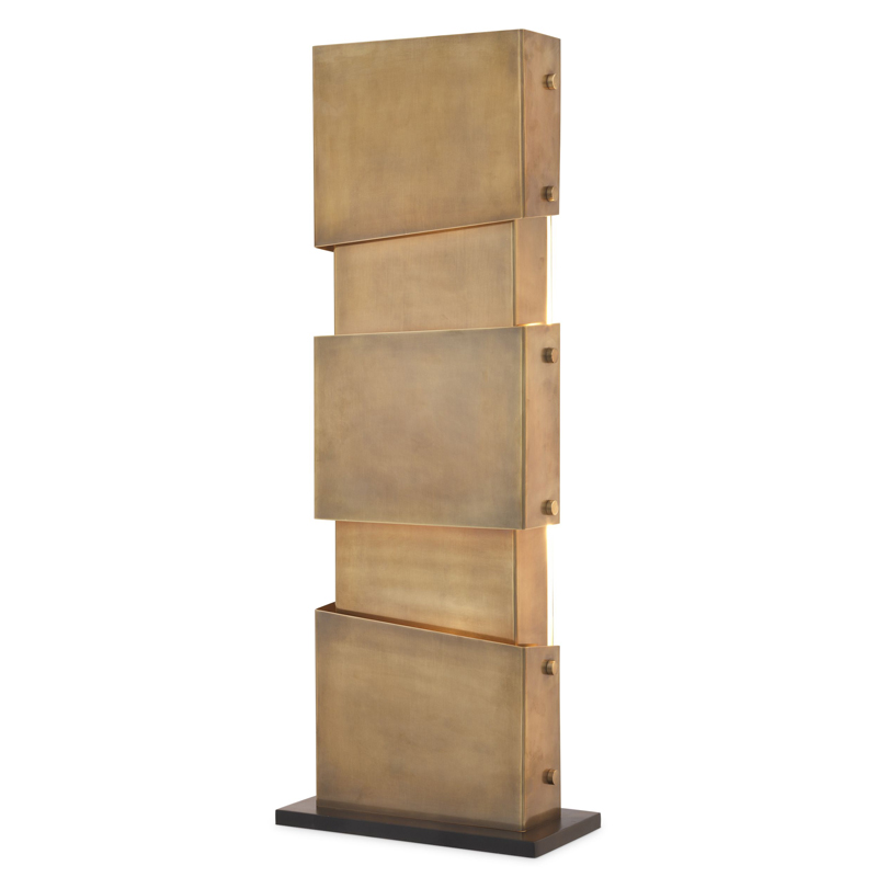 Настольная лампа Eichholtz Table Lamp Shadow Винтажная латунь Настольная лампа Eichholtz Table Lamp Shadow Винтажная латунь в Брянске | Loft Concept