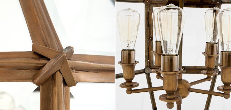 Люстра Lantern Owen Brass L - Loft-Concept в Брянске