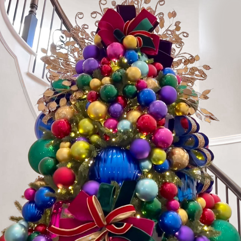 Дизайнерская Елка с Разноцветными шарами Christmas tree colorful balls Мульти Дизайнерская Елка с Разноцветными шарами Christmas tree colorful balls Мульти в Брянске | Loft Concept