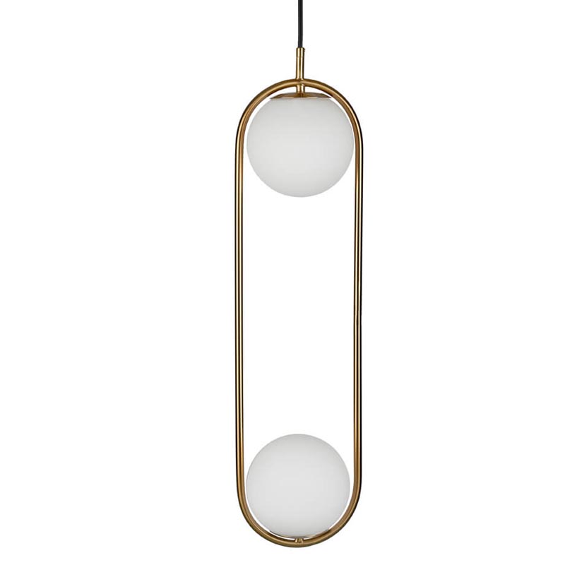 Подвесной светильник B.LUX C Ball double ball copper Белый Медь Подвесной светильник B.LUX C Ball double ball copper Белый Медь в Брянске | Loft Concept