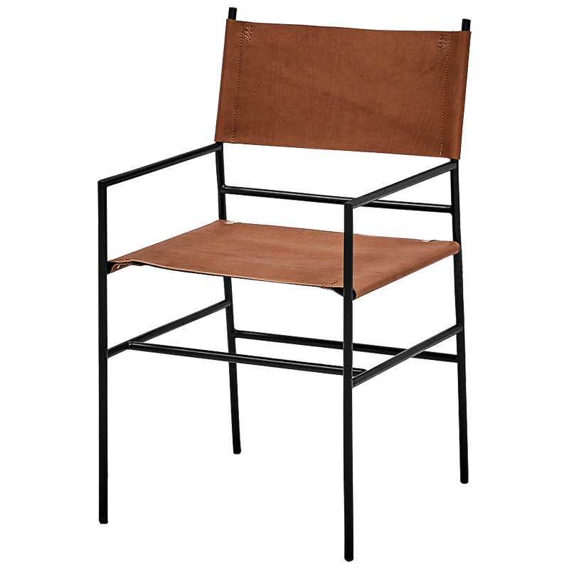 Стул Ultan Loft Stool Черный Коричневый Стул Ultan Loft Stool Черный Коричневый в Брянске | Loft Concept