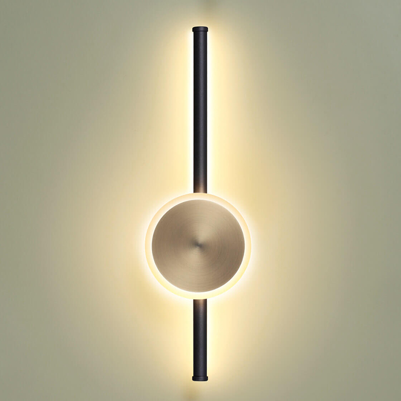 Бра Barrette Circle Sconce Черный Античная Бронза Бра Barrette Circle Sconce Черный Античная Бронза в Брянске | Loft Concept