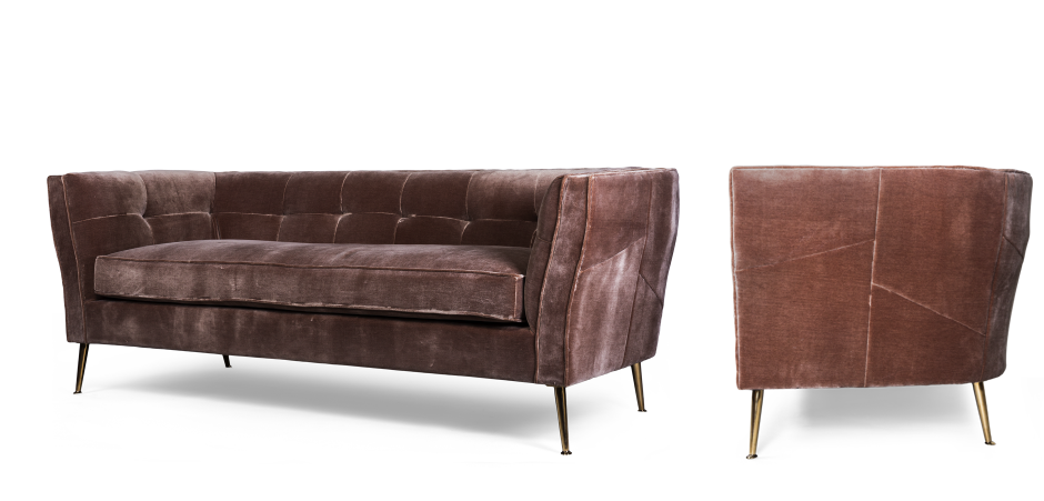 Диван трехместный Flatter brown Диван трехместный Flatter brown - Loft-Concept в Брянске