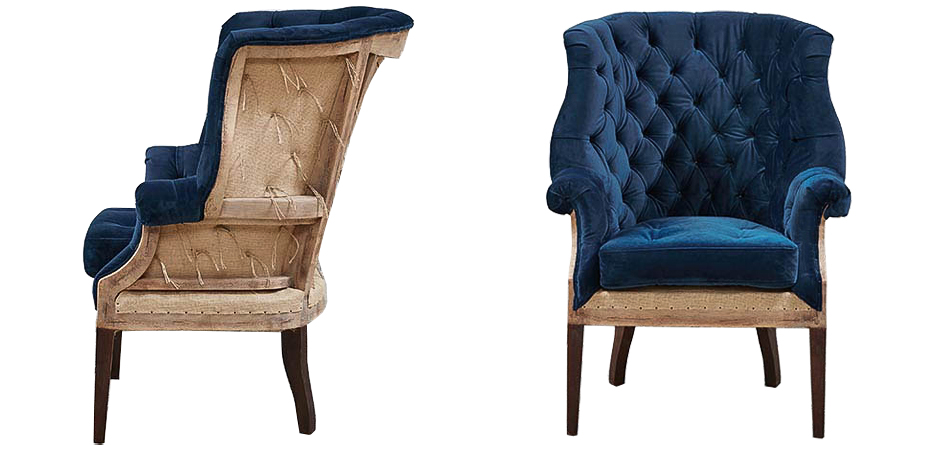 Кресло Gamilton Armchair Blue Кресло Gamilton Armchair Blue - Loft-Concept в Брянске