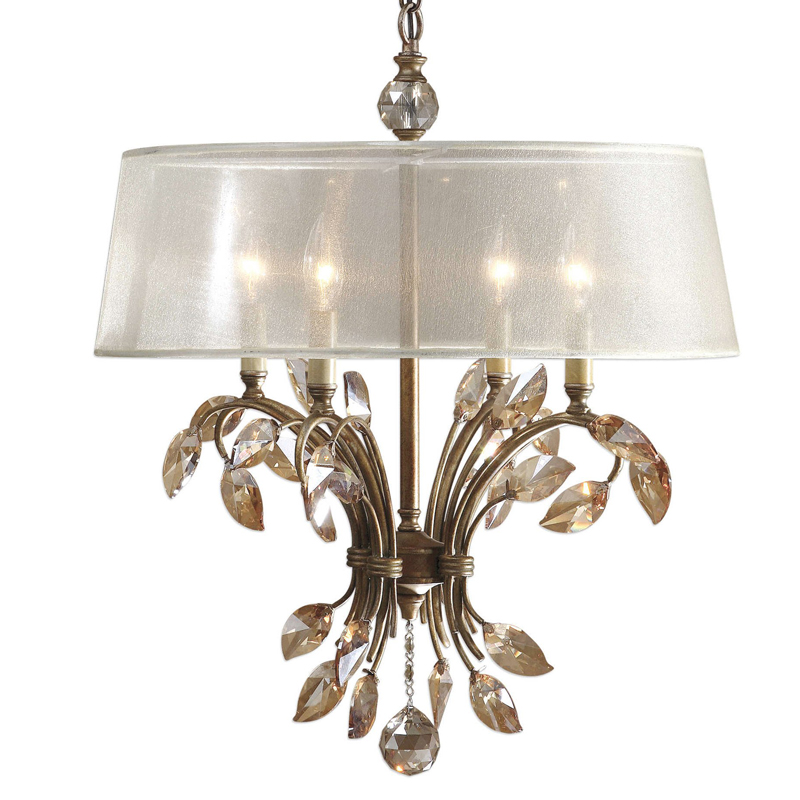 Люстра Malory Crystal Petals Chandelier Бронза Люстра Malory Crystal Petals Chandelier Бронза в Брянске | Loft Concept