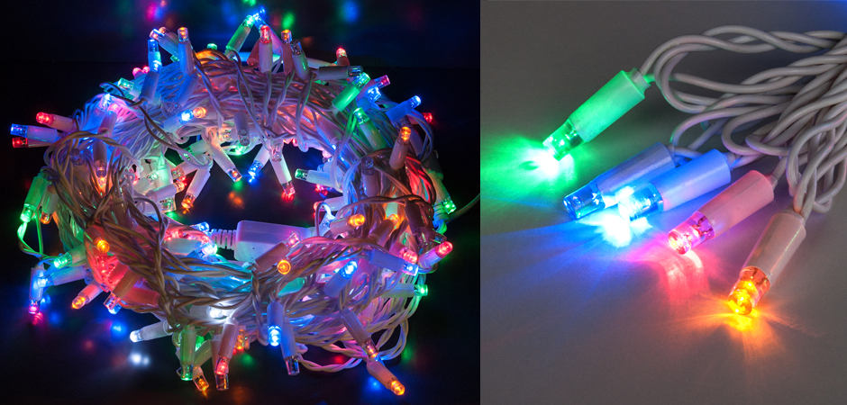 Мерцающая Цветная Гирлянда для улицы - Loft-Concept в Брянске