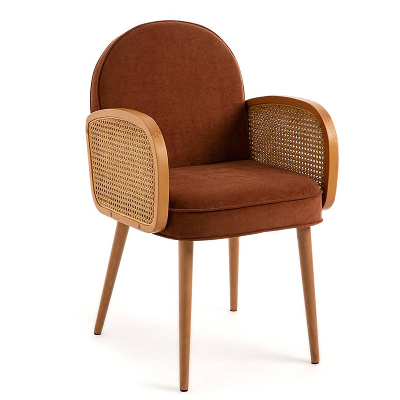 Стул Morten Wicker Terracotta Chair Терракотовый Стул Morten Wicker Terracotta Chair Терракотовый в Брянске | Loft Concept