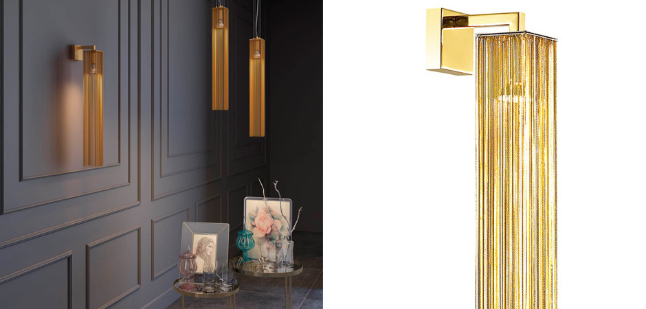 Бра Atlantis Chain Gold One Sconces Бра Atlantis Chain Gold One Sconces - Loft-Concept в Брянске