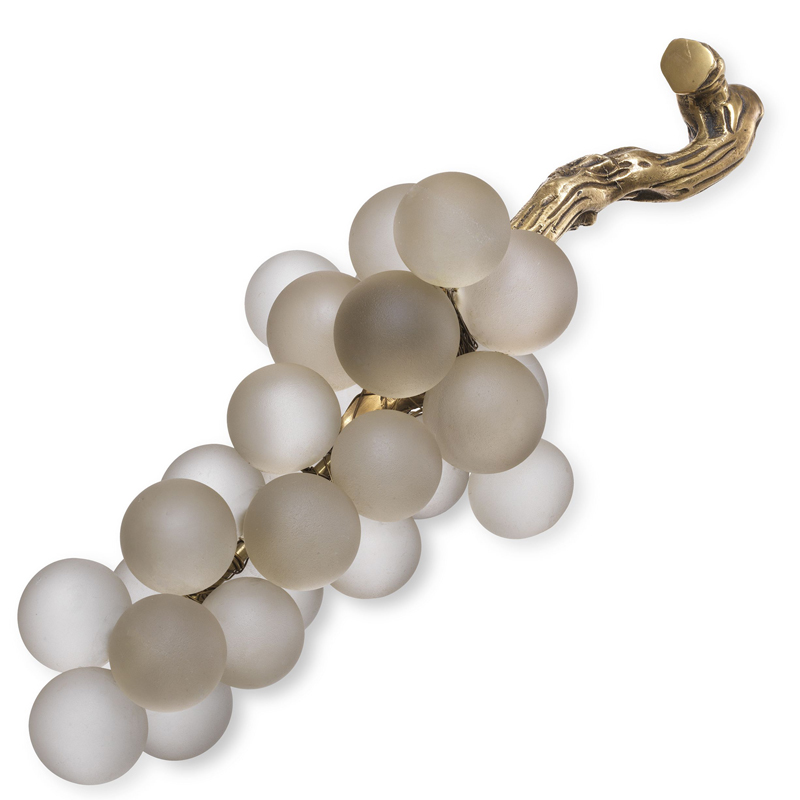Аксессуар Eichholtz Object french grapes White Белое матовое стекло Винтажная латунь Аксессуар Eichholtz Object french grapes White Белое матовое стекло Винтажная латунь в Брянске | Loft Concept