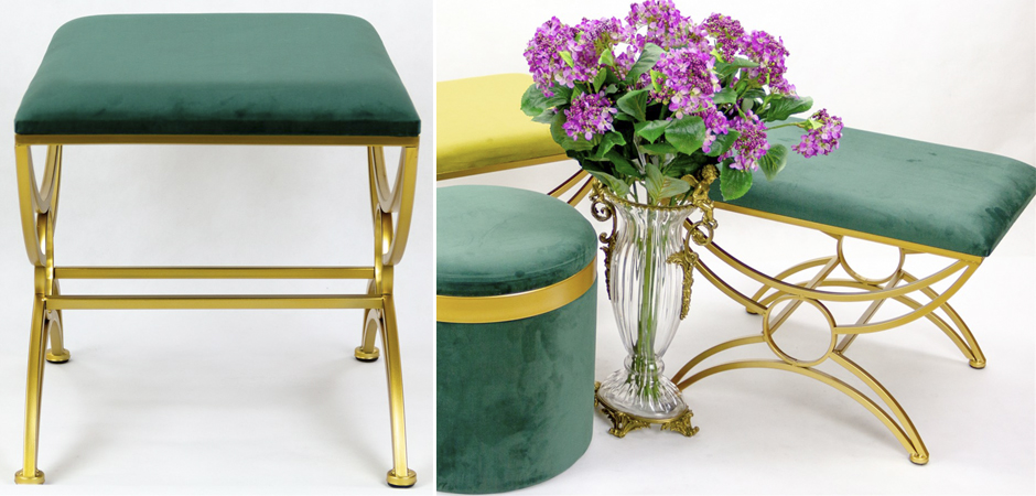 Пуф Art Deco Shapes Emerald Пуф Art Deco Shapes Emerald - Loft-Concept в Брянске