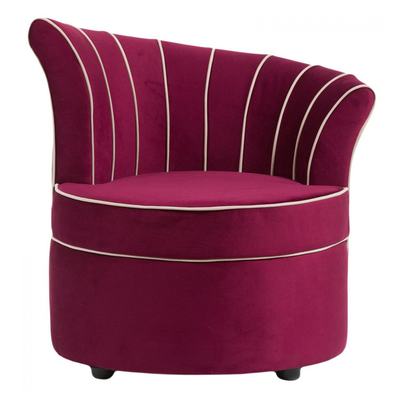 Кресло Curly Backrest Violet Лиловый Кресло Curly Backrest Violet Лиловый в Брянске | Loft Concept