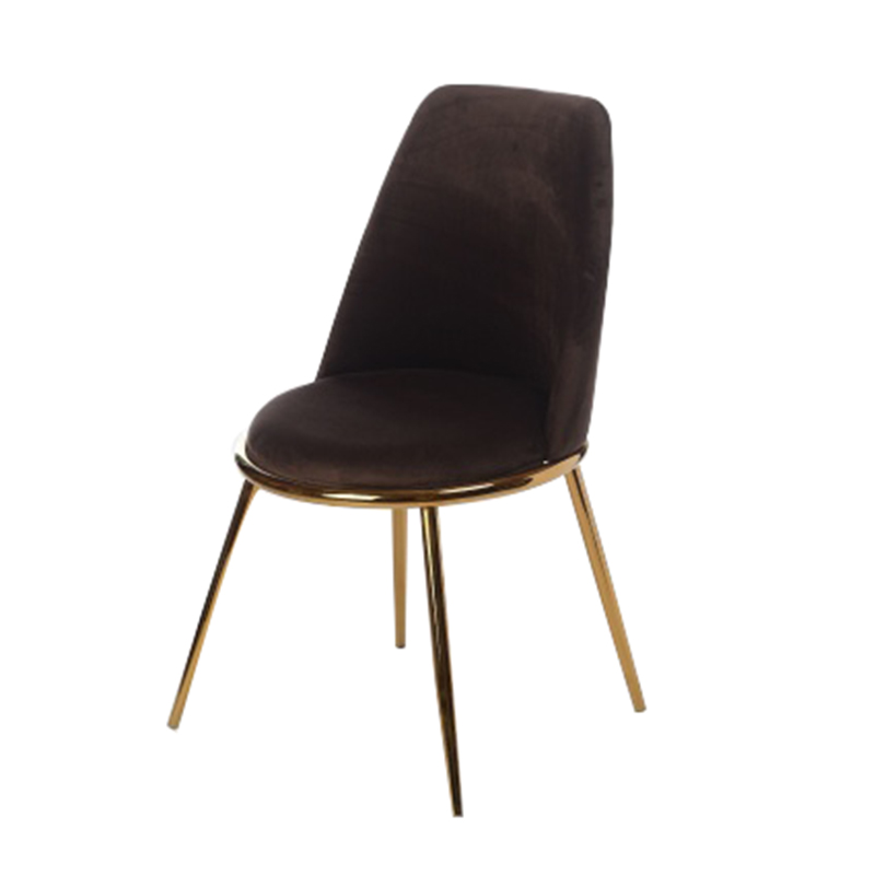 Стул Chairs Velvet Brown Коричневый Золотой Стул Chairs Velvet Brown Коричневый Золотой в Брянске | Loft Concept