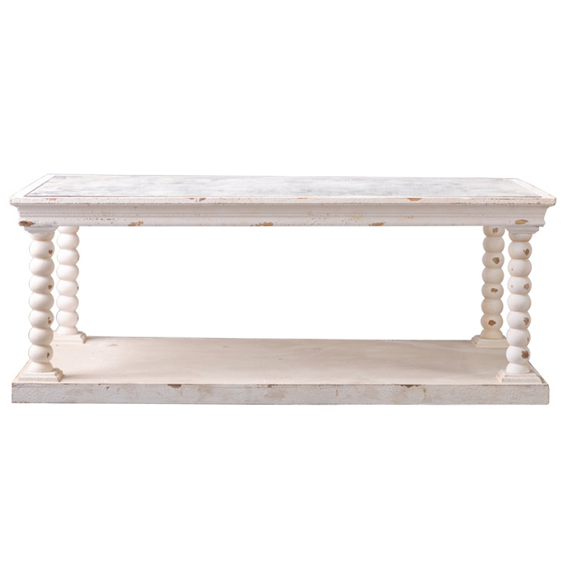 Кофейный стол Claude Provence Coffee Table Древесина Белый Кофейный стол Claude Provence Coffee Table Древесина Белый в Брянске | Loft Concept