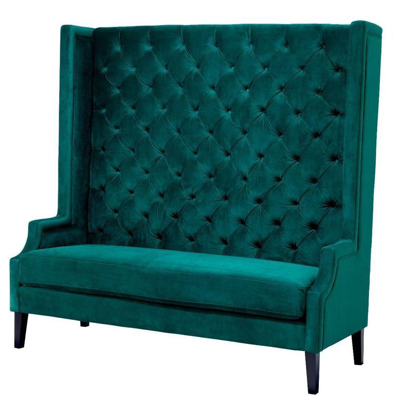 Диван Eichholtz Sofa Spectator Изумрудный Черный Диван Eichholtz Sofa Spectator Изумрудный Черный в Брянске | Loft Concept