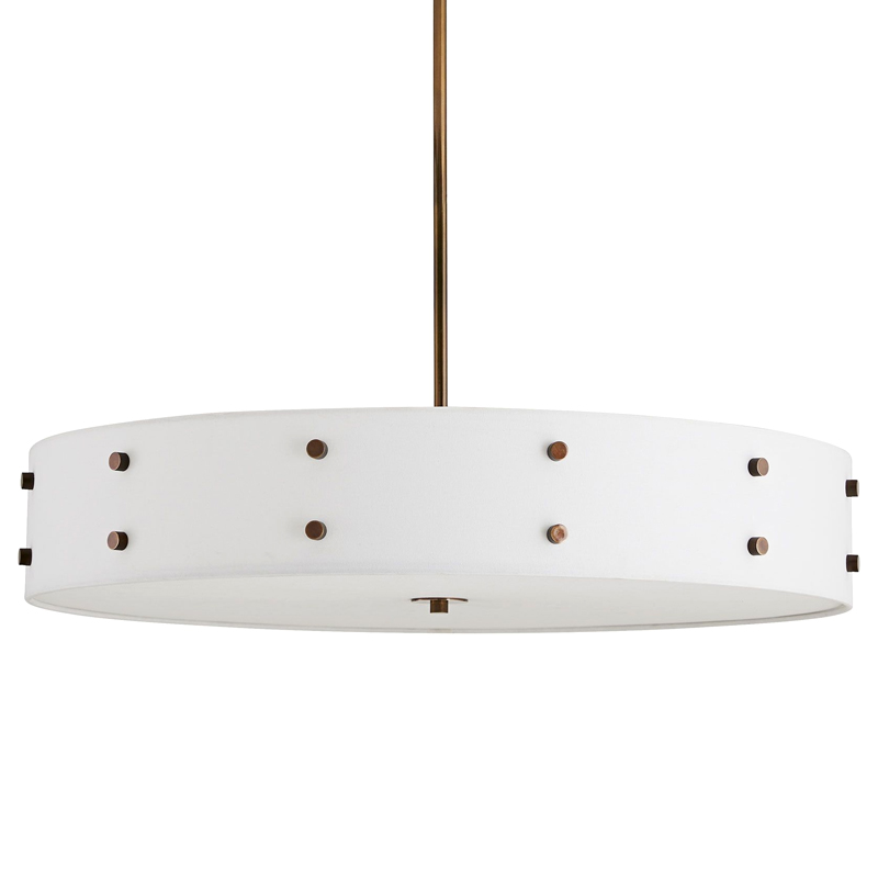 Люстра Arteriors HOCKLEE CHANDELIER Коричневый Белый Люстра Arteriors HOCKLEE CHANDELIER Коричневый Белый в Брянске | Loft Concept