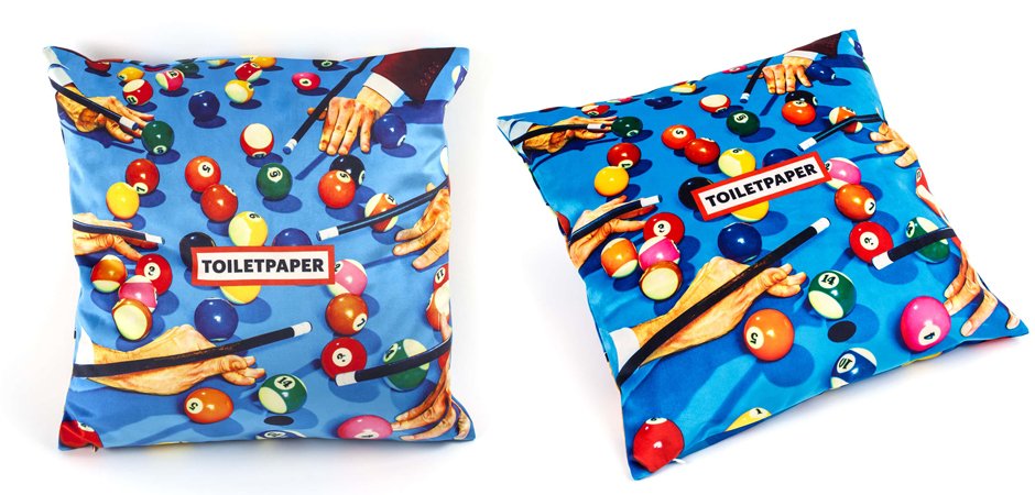 Подушка Seletti Cushion Snooker Toiletpaper Подушка Seletti Cushion Snooker Toiletpaper - Loft-Concept в Брянске