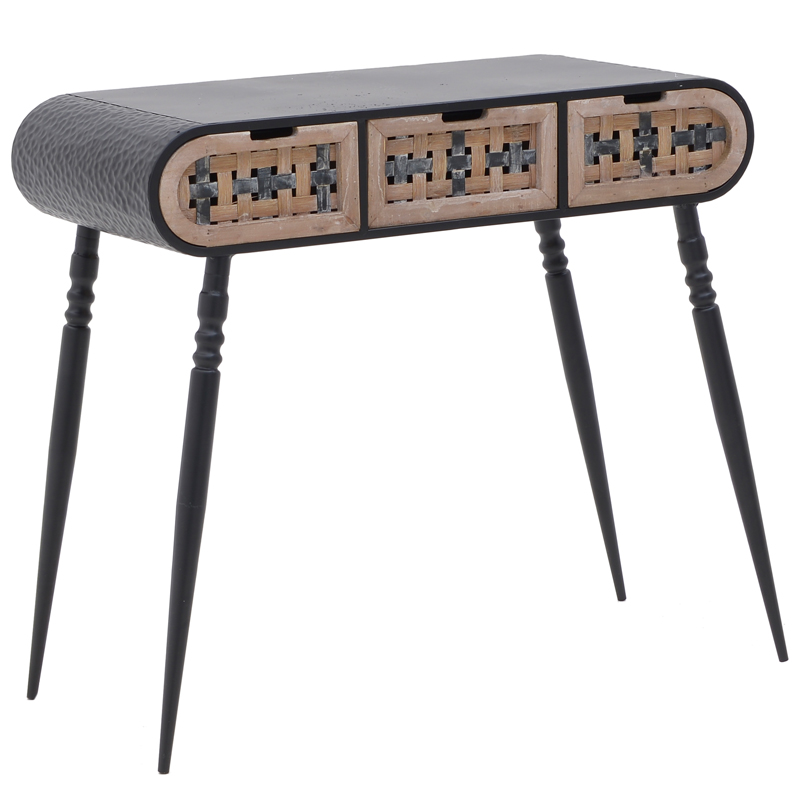 Консоль Fidelia Console Черный Бежево-серый Консоль Fidelia Console Черный Бежево-серый в Брянске | Loft Concept