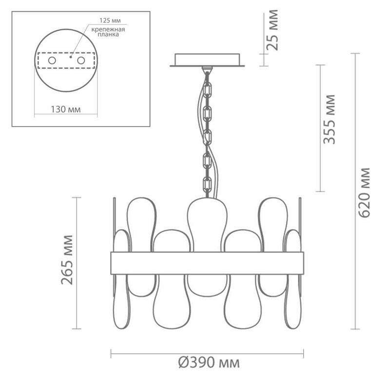 Люстра Eve Chandelier фигурное стекло диаметр 40 см Люстра Eve Chandelier фигурное стекло диаметр 40 см в Брянске