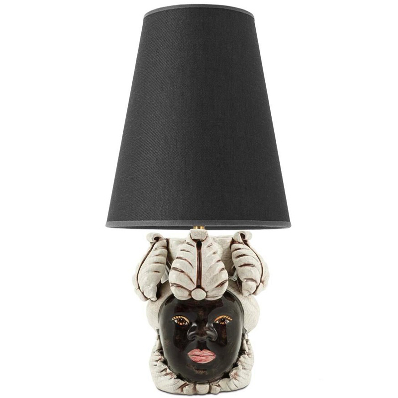 Настольная лампа Table Lamp Moro Lady Small New Dark Brown Black Черный Бежевый в Брянске | Loft Concept 