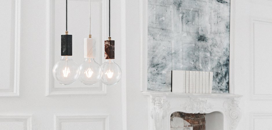 Подвесной светильник MARMOR TROM Rosso - фото №1