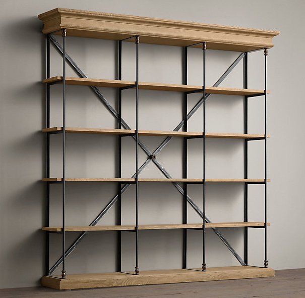 Стеллаж Old Oak Triple Белый дуб Стеллаж Old Oak Triple Белый дуб в Брянске | Loft Concept