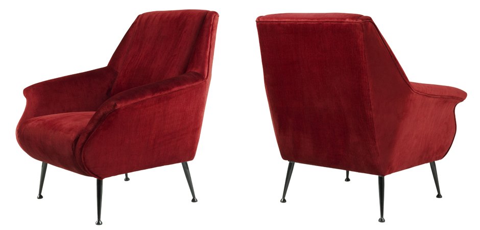 Кресло Eichholtz Chair Trezzo Red Кресло Eichholtz Chair Trezzo Red - Loft-Concept в Брянске