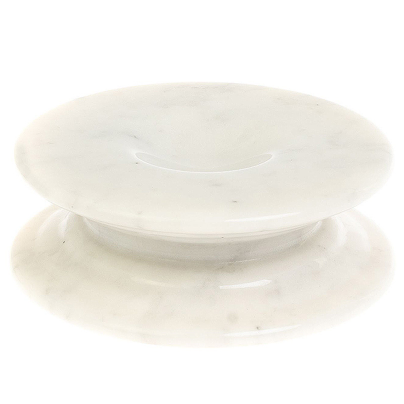 Подставка под шар из натурального камня Мрамор Белый Natural Stone Sphere Stands Белый Мрамор Bianco Подставка под шар из натурального камня Мрамор Белый Natural Stone Sphere Stands Белый Мрамор Bianco в Брянске | Loft Concept