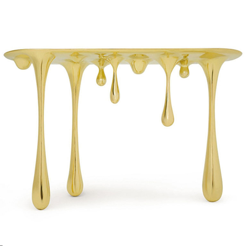 Дизайнерская Консоль Melting Gold Console Zhipeng Tan Золотой Дизайнерская Консоль Melting Gold Console Zhipeng Tan Золотой в Брянске | Loft Concept