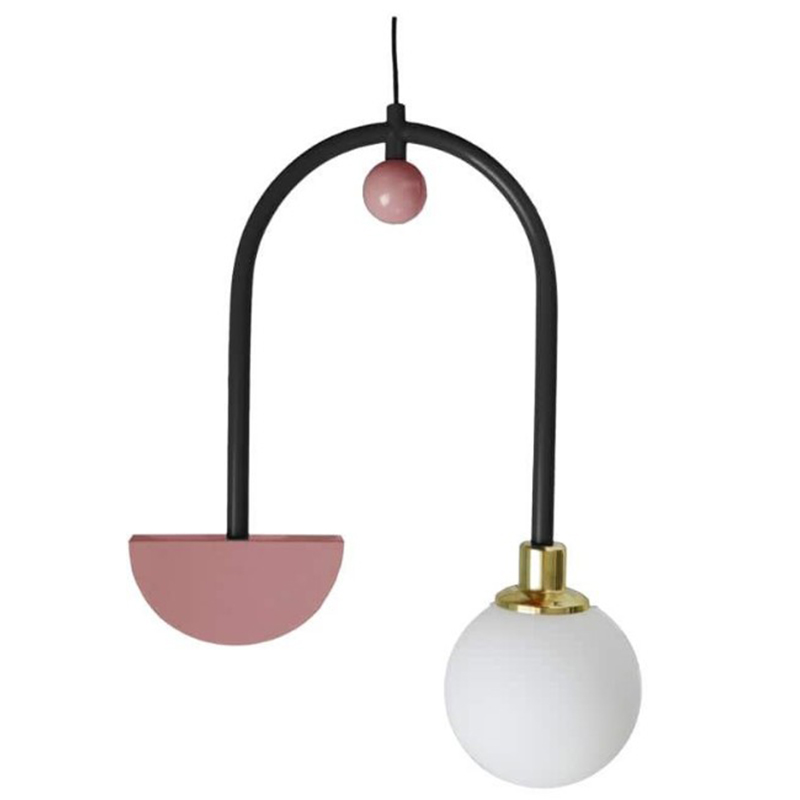 Дизайнерский Светильник Pink Space II Ceiling Lamp by Dovain Studio Белый Розовый Черный Дизайнерский Светильник Pink Space II Ceiling Lamp by Dovain Studio Белый Розовый Черный в Брянске | Loft Concept