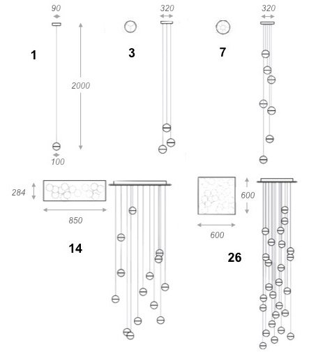 Bocci Led Crystal Glass Ball 1 в Брянске