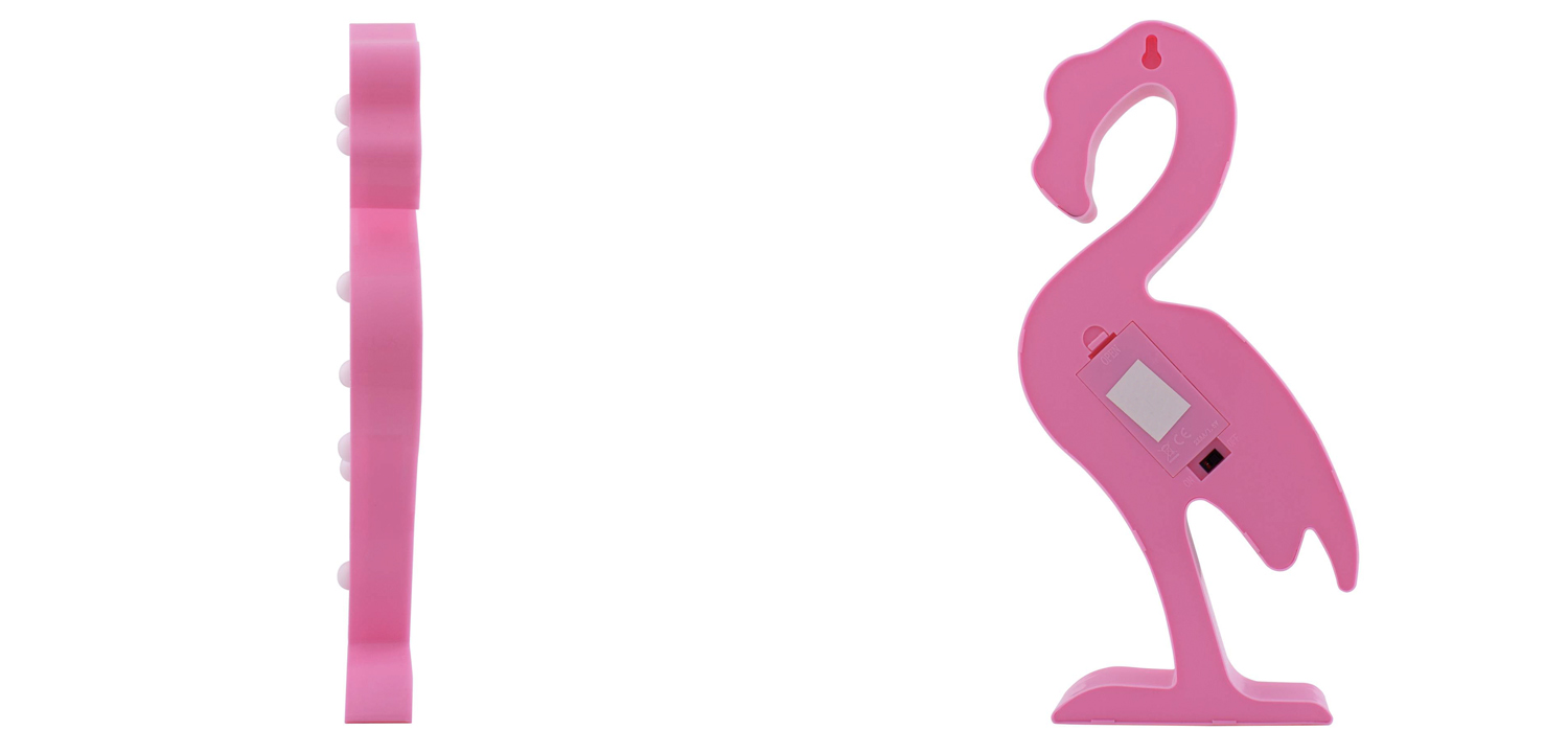 Настольная лампа Розовый фламинго на 7 лампа - фото