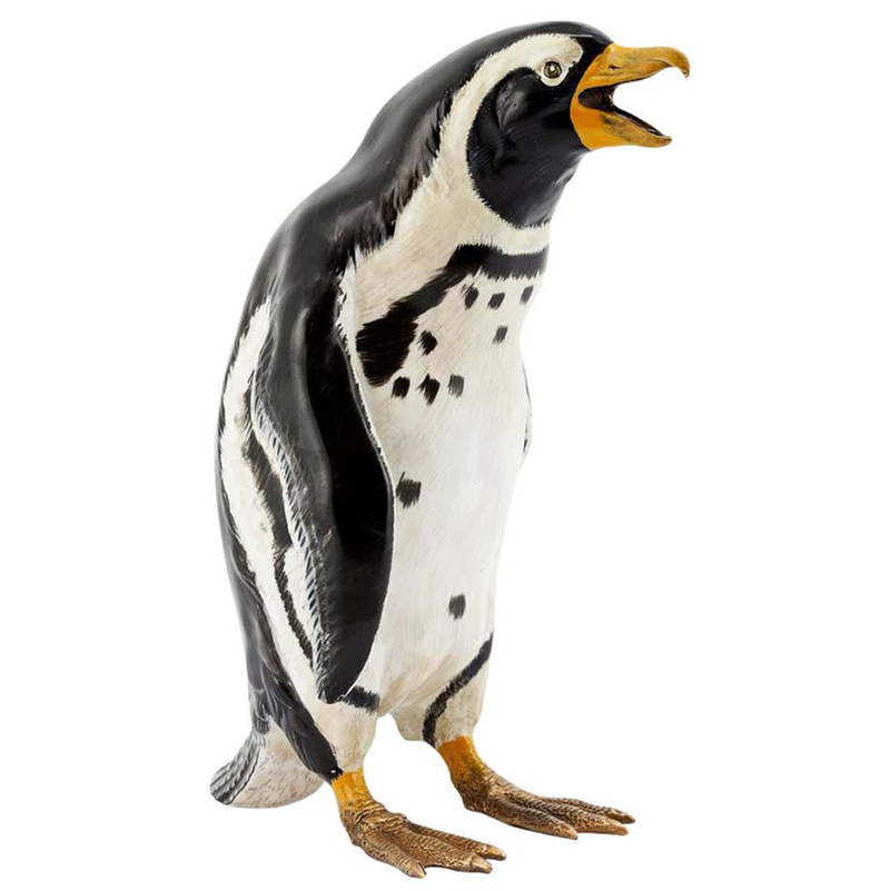 Аксессуар Pingouin Sculpture Черно-белый Латунь Аксессуар Pingouin Sculpture Черно-белый Латунь в Брянске | Loft Concept
