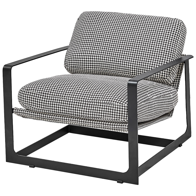Кресло Elsinore Chair Черно-белый Черный Кресло Elsinore Chair Черно-белый Черный в Брянске | Loft Concept